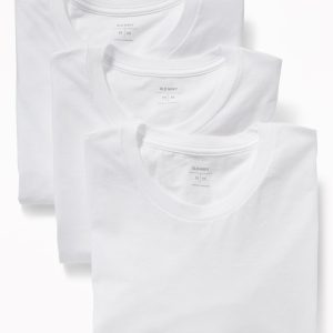 Go-Dry Crew-Neck T-Shirts 3-Pack