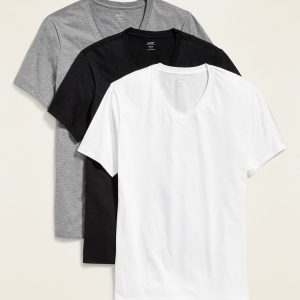 Go-Dry V-Neck T-Shirt 3-Pack