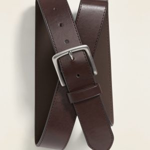 Faux-Leather Belt