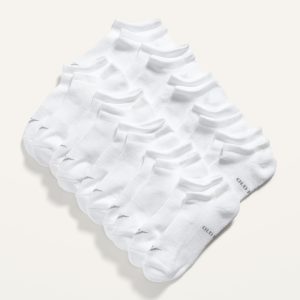 Gender-Neutral Go-Dry Ankle Socks 10-Pack for Kids