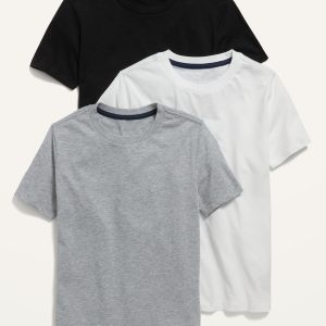 Softest Crew-Neck T-Shirt 3-Pack for Boys