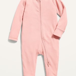 Unisex 2-Way-Zip Sleep & Play Footed One-Piece for Baby