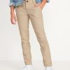 Skinny School Uniform Pants for Girls