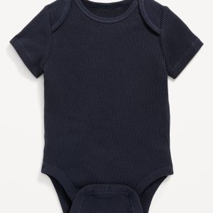 Unisex Rib-Knit Bodysuit for Baby
