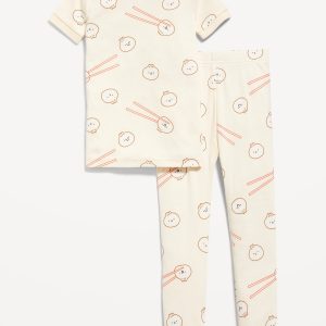 Unisex Snug-Fit Printed Pajama Set for Toddler & Baby
