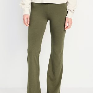 High-Waisted Fashion Flare Leggings