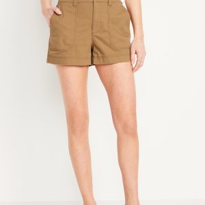 High-Waisted OGC Chino Shorts -- 3.5-inch inseam