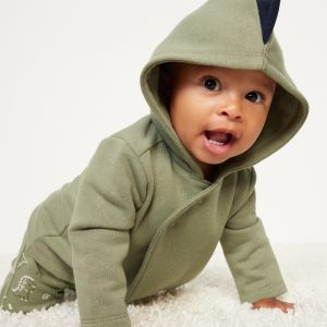 Unisex 3-Piece Dino-Print Layette Set for Baby