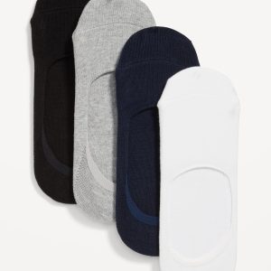 4-Pack No Show Socks