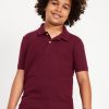 School Uniform Pique Polo Shirt for Boys
