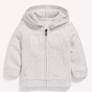 Logo-Graphic Zip Hoodie for Baby