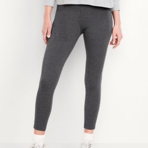 High-Waisted Fashion Layering 7/8 Legging