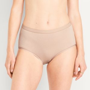 High-Waisted Everyday Brief Cotton Underwear