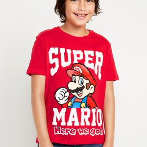 Super Mario Bros.â„¢ Gender-Neutral Graphic T-Shirt for Kids