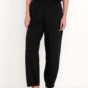High-Waisted Dynamic Fleece Barrel-Leg Sweatpants