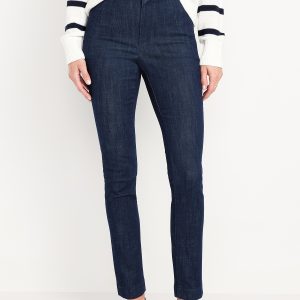 Extra High-Waisted Polished Pixie Skinny Ankle Jeans