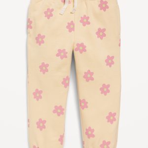 Printed Cinched-Hem Jogger Sweatpants for Toddler Girls