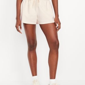 Extra High-Waisted Dynamic Fleece Sweat Shorts