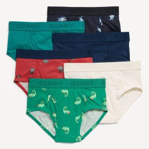 Underwear Briefs Variety 6-Pack for Boys