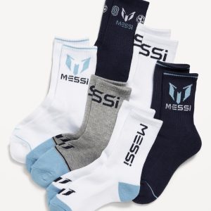 Messiâ„¢ Gender-Neutral Crew Socks 6-Pack for Kids
