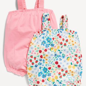 Sleeveless One-Piece Romper 2-Pack for Baby