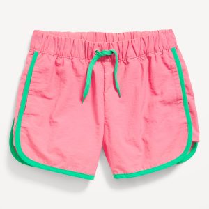 Dolphin-Hem Board Shorts for Girls