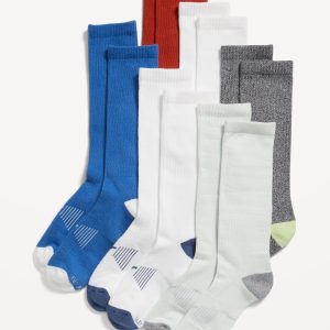 6-Pack Athletic Tube Socks for Men