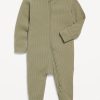 Unisex Sleep & Play 2-Way-Zip Footed One-Piece for Baby