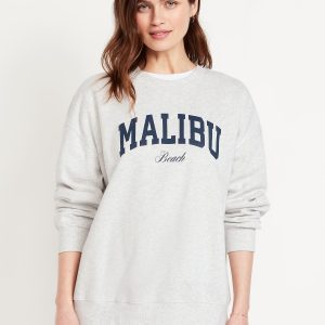 SoComfy Oversized Graphic Sweatshirt