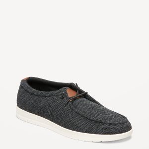 Textured Knit Loafers