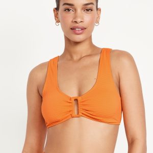 Textured Swim Top