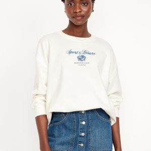 SoComfy Oversized Graphic Sweatshirt