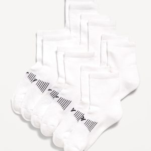 Quarter Crew Go-Dry Performance Socks 6-Pack for Boys