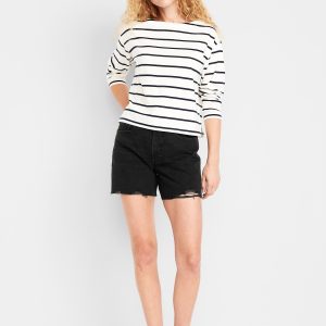 High-Waisted OG Jean Cut-Off Shorts -- 5-inch inseam
