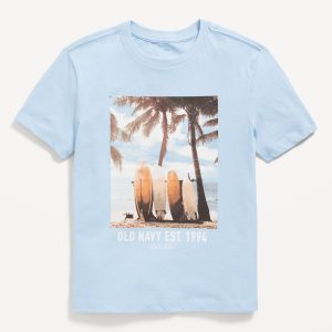 Short-Sleeve Logo-Graphic T-Shirt for Boys