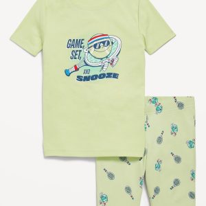 Printed Snug-Fit Pajama Set for Boys