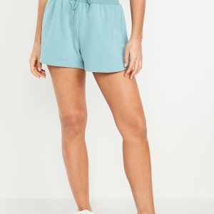 Extra High-Waisted Dynamic Fleece Sweat Shorts