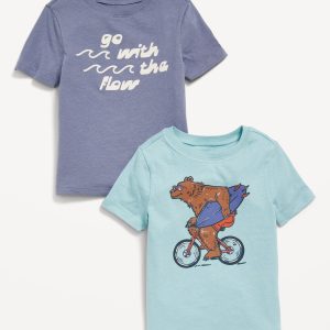 Short-Sleeve Graphic T-Shirt 2-Pack for Toddler Boys