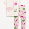 Unisex Snug-Fit Graphic Pajama Set for Toddler & Baby