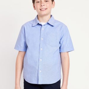 Short-Sleeve Oxford Shirt for Boys