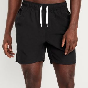 Solid Swim Trunks -- 7-inch inseam