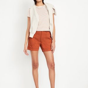 High-Waisted OGC Chino Shorts -- 5-inch inseam