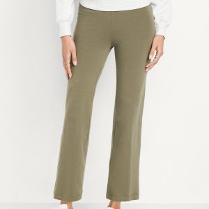 High-Waisted Fashion Flare Leggings