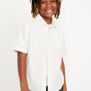 Short-Sleeve Oxford Shirt for Boys