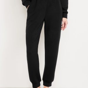 High-Waisted Bounce Fleece Jogger Sweatpants