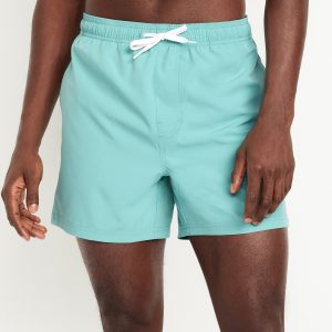 Solid Swim Trunks -- 5-inch inseam