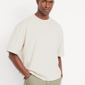 Garment-Dyed Cropped T-Shirt