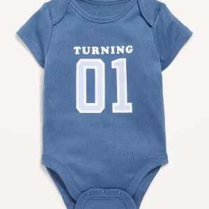 Short-Sleeve Graphic Bodysuit for Baby