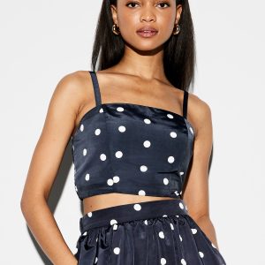 The Occasion by Old Navy Taffeta Cropped Tank Top