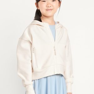 Dynamic Fleece Zip-Front Performance Hoodie for Girls